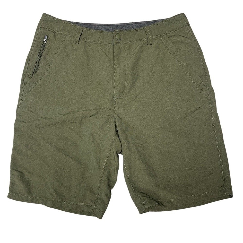 NordicTrack Men's Hiking Cargo Shorts Green Outdoor‎ Camping Lightweight Size 36
